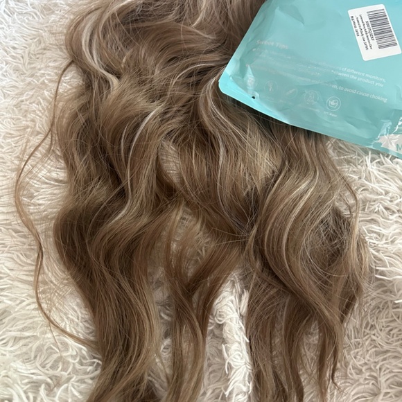 Bloom Beauty Pony Tail Hair Clip ~ 14” in length with highlights - Picture 2 of 4